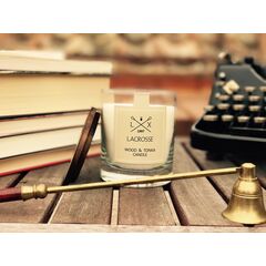 Свеча ароматическая в стекле круглая Lacrosse Дерево и тонка 40 ч, Ambientair, изображение 3