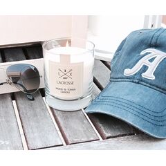 Свеча ароматическая в стекле круглая Lacrosse Дерево и тонка 40 ч, Ambientair, изображение 2