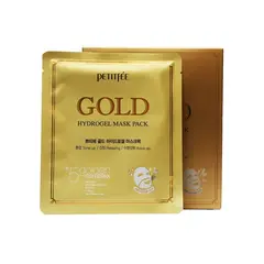 Гидрогелевая маска для лица с золотом и женьшенем Petitfee Gold Hydrogel Mask, 1 уп (5 шт)