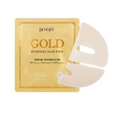 Гидрогелевая маска для лица с золотом и женьшенем Petitfee Gold Hydrogel Mask, 1 уп (5 шт), изображение 6
