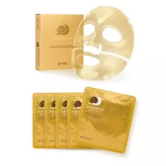 Гидрогелевая маска для лица с муцином улитки Petitfee Gold & Snail Hydrogel Mask Pack, 1 уп (5 шт)