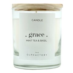 Свеча ароматическая The Olphactory GRAСE Мята и базилик 40 ч, Ambientair