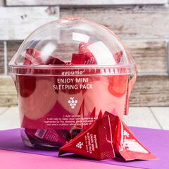 Антивозрастная ночная маска для лица AYOUME ENJOY MINI SLEEPING PACK, 30х3 мл, изображение 4