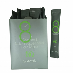 Восстанавливающая маска для ослабленных волос Masil 8 Seconds Salon Super Mild Hair Mask, 20х8 мл, изображение 3