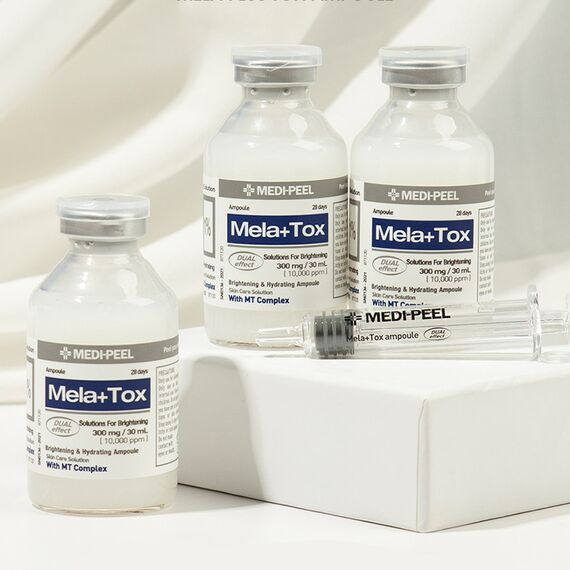 Осветляющая ампула с ниацинамидом Medi-Peel Mela Plus Tox Ampoule, 30 мл, изображение 3