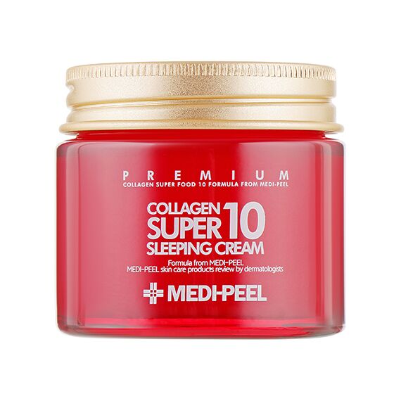 Омолаживающий ночной крем для лица с коллагеном Medi-Peel Collagen Super10 Sleeping Cream, 50 мл