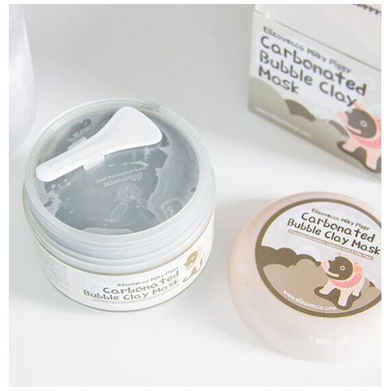 Очищающая глиняно-пузырьковая маска Elizavecca Carbonated Bubble Clay Mask, 100 мл, изображение 4