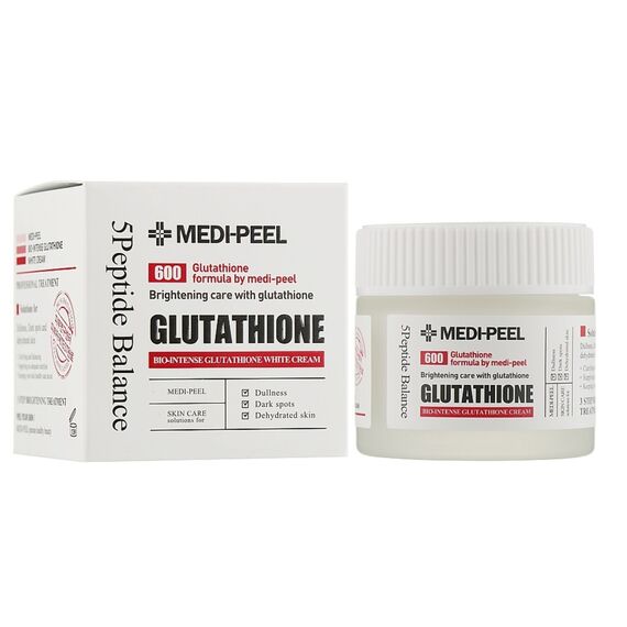 Осветляющий крем с глутатионом Medi-Peel Bio Intense Glutathione White Cream, 50 мл, изображение 3