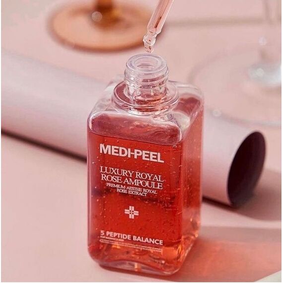 Премиальная ампульная сыворотка с экстрактом роз MEDI-PEEL Royal Rose Premium Ampoule, 100 мл, изображение 6