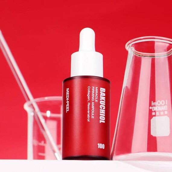 Омолаживающая сыворотка с бакучиолом Medi-Peel Bakuchiol Miracle Firming Ampoule, 30 мл, изображение 5
