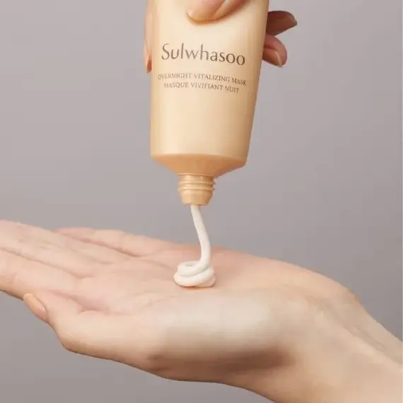 Ночная восстанавливающая маска для сияния кожи Sulwhasoo Overnight Vitalizing Mask, 35 мл, изображение 7