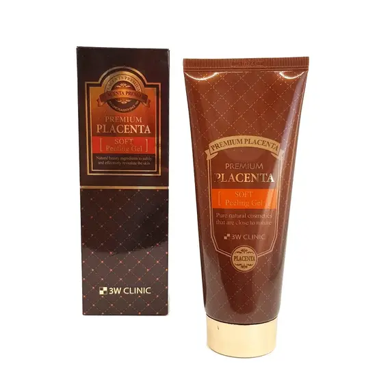 Пилинг для лица 3W Clinic Premium Placenta Soft Peeling Gel, 180 мл, изображение 5