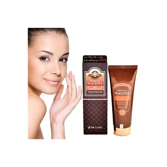 Пилинг для лица 3W Clinic Premium Placenta Soft Peeling Gel, 180 мл, изображение 4