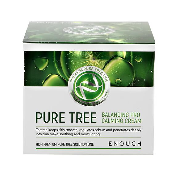 Успокаивающий крем с экстрактом чайного дерева ENOUGH Pure tree balancing pro calming cream, 50 мл, изображение 2