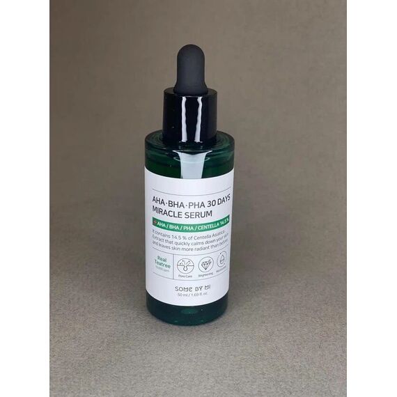 Кислотная сыворотка для проблемной кожи Some By Mi AHA BHA PHA 30 Days Miracle Serum, 50 мл, изображение 8