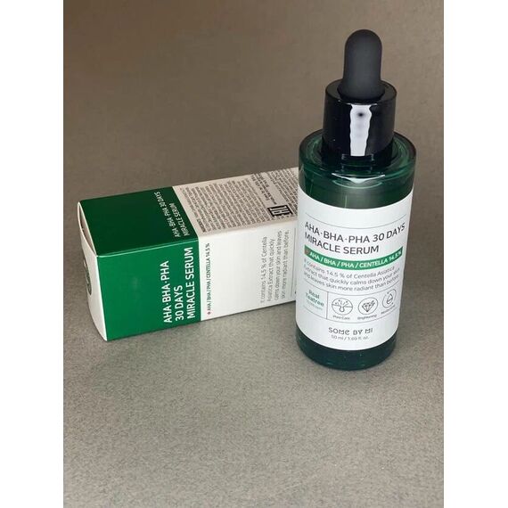 Кислотная сыворотка для проблемной кожи Some By Mi AHA BHA PHA 30 Days Miracle Serum, 50 мл, изображение 6