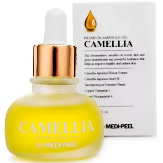Омолаживающая сыворотка с камелией Medi-Peel Premium Fermentation Camellia Ampoule Oil, 20 мл, изображение 4