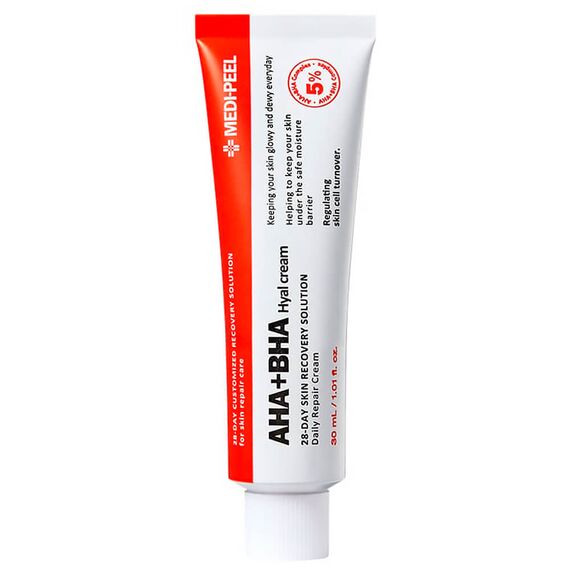 Обновляющий крем с комплексом кислот Medi-Peel AHA BHA 28 Days Hyal Cream, 30 мл