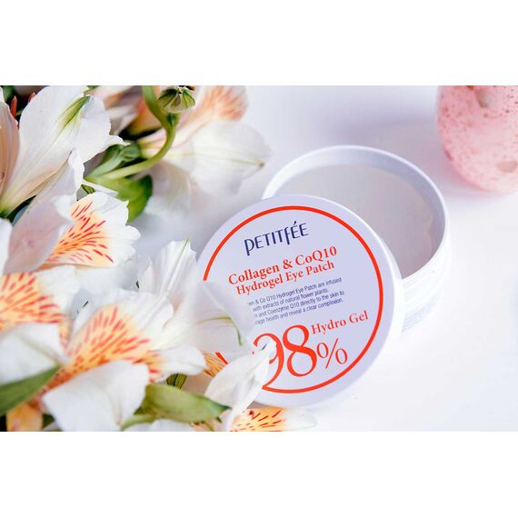Гидрогелевые патчи с коллагеном Petitfee Collagen&CoQ10 Hydrogel Eye Patch, 60 шт, изображение 4