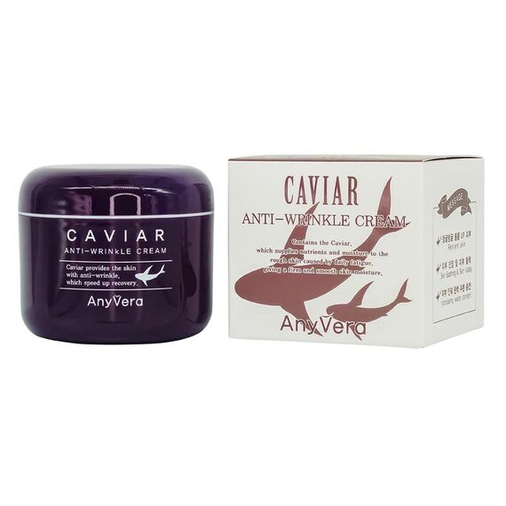ANYVERA CREAM CAVIAR Омолаживающий крем с экстрактом черной икры 100 мл, изображение 4