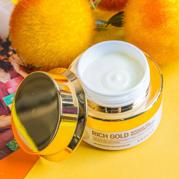Питательный крем с золотом ENOUGH Premium Rich Gold Intensive Pro Nourishing Cream, 50 мл, изображение 7