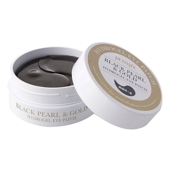 Гидрогелевые патчи для век с чёрным жемчугом и золотом Petitfee Black Pearl & Gold Hydrogel Eye Patch, 60 шт, изображение 5