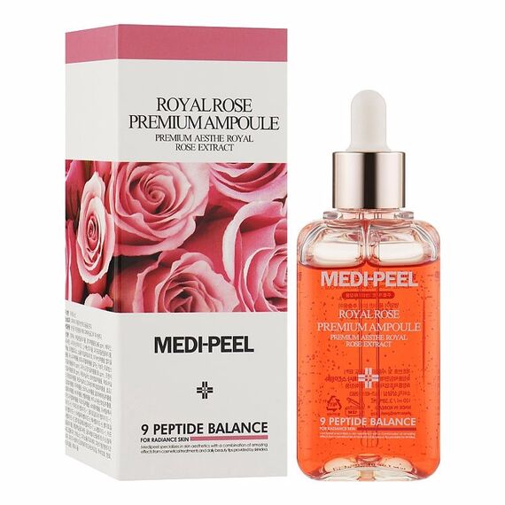 Премиальная ампульная сыворотка с экстрактом роз MEDI-PEEL Royal Rose Premium Ampoule, 100 мл, изображение 3