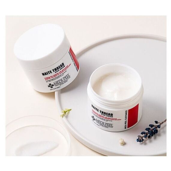 Подтягивающий крем для шеи с пептидным комплексом Medi-Peel Naite Thread Neck Cream, 100 мл, изображение 6