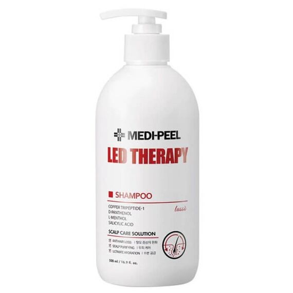 Укрепляющий шампунь с пептидами Medi-Peel LED Therapy Shampoo, 500 мл