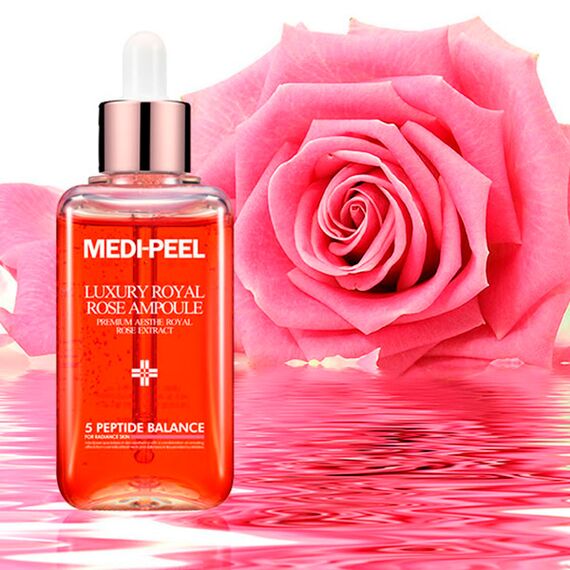 Премиальная ампульная сыворотка с экстрактом роз MEDI-PEEL Royal Rose Premium Ampoule, 100 мл, изображение 4