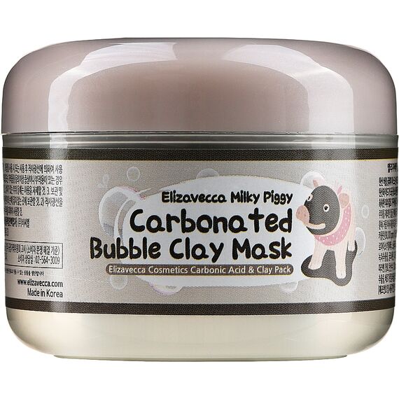 Очищающая глиняно-пузырьковая маска Elizavecca Carbonated Bubble Clay Mask, 100 мл, изображение 2