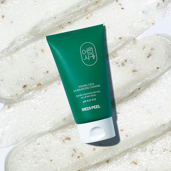 Успокаивающая пенка для умывания на основе центеллы Medi-Peel Young Cica pH Balancing Cleanser, 120 мл, изображение 4