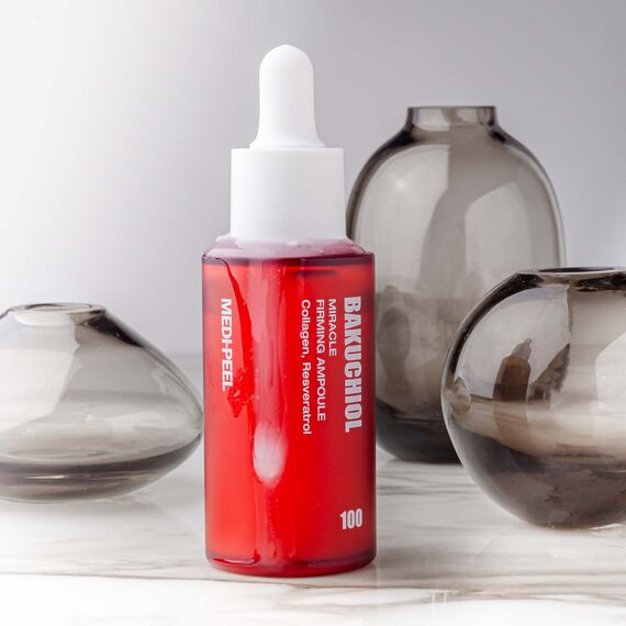 Омолаживающая сыворотка с бакучиолом Medi-Peel Bakuchiol Miracle Firming Ampoule, 30 мл, изображение 7