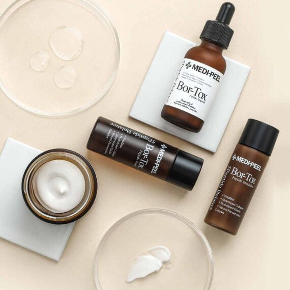 Лифтинг-набор с эффектом ботокса Medi-Peel Bor-Tox 5 Peptide Multi Care Kit, 30 мл+30 мл+30 мл+50 мл, изображение 6