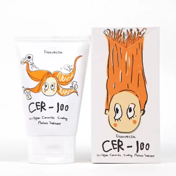 Коллагеновая маска для волос Elizavecca CER-100 Collagen Ceramid Coating Protein Treatment, 100 мл, изображение 7