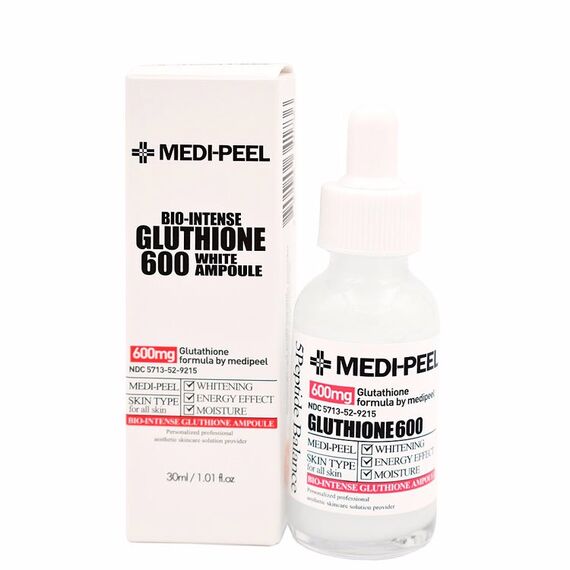 Осветляющая ампульная сыворотка с глутатионом Medi-Peel Bio-Intense Glutathione White Ampoule, 30 мл, изображение 2