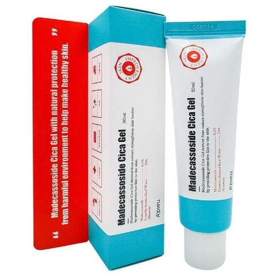 Лечебный гель против несовершенств в тубе A'Pieu Madecassoside Cica Gel Tube, 50 мл, изображение 8