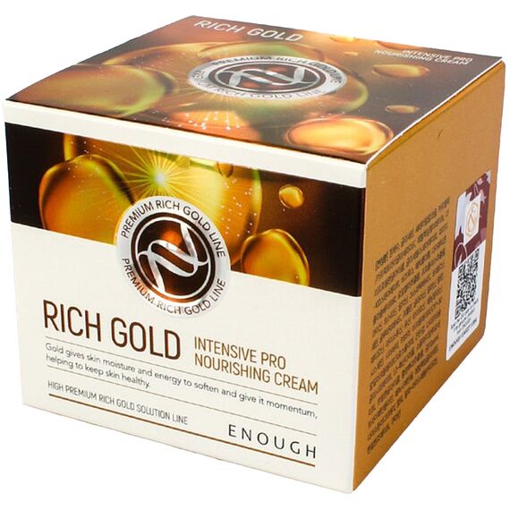 Питательный крем с золотом ENOUGH Premium Rich Gold Intensive Pro Nourishing Cream, 50 мл, изображение 3