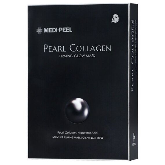 Разглаживающая маска с жемчугом и коллагеном Medi-Peel Pearl Collagen Mask, 25 мл\10 шт в упаковке, изображение 7