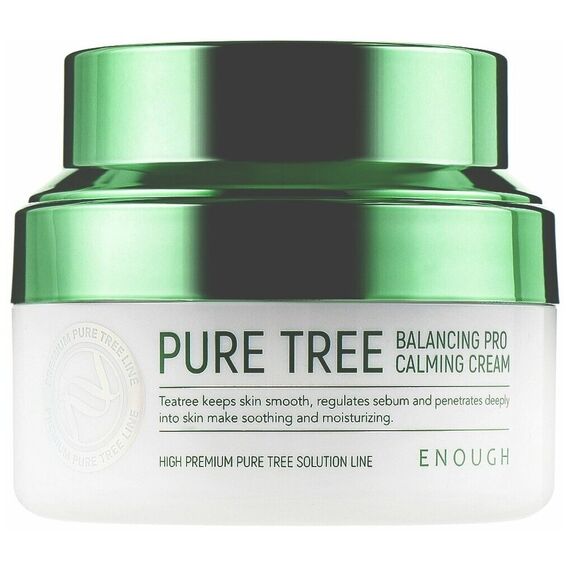 Успокаивающий крем с экстрактом чайного дерева ENOUGH Pure tree balancing pro calming cream, 50 мл, изображение 4