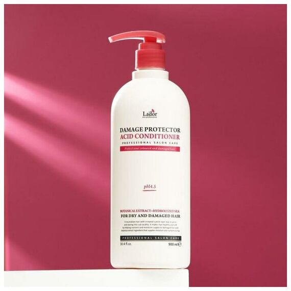 Защитный кондиционер для поврежденных волос Lador Damage Protector Acid Conditioner, 900 мл, изображение 3