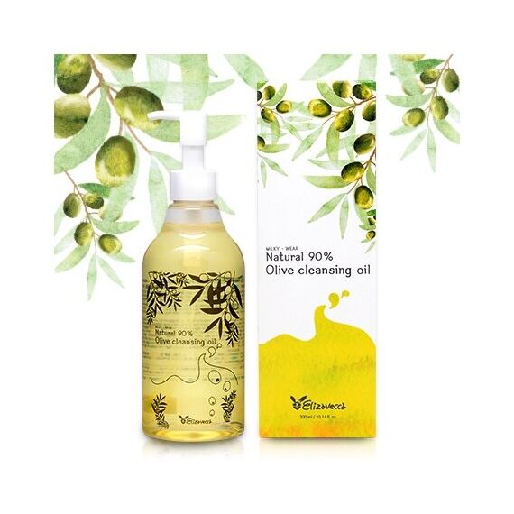 Гидрофильное масло с оливой Elizavecca 90% Olive Cleansing Oil, 300 мл, изображение 3