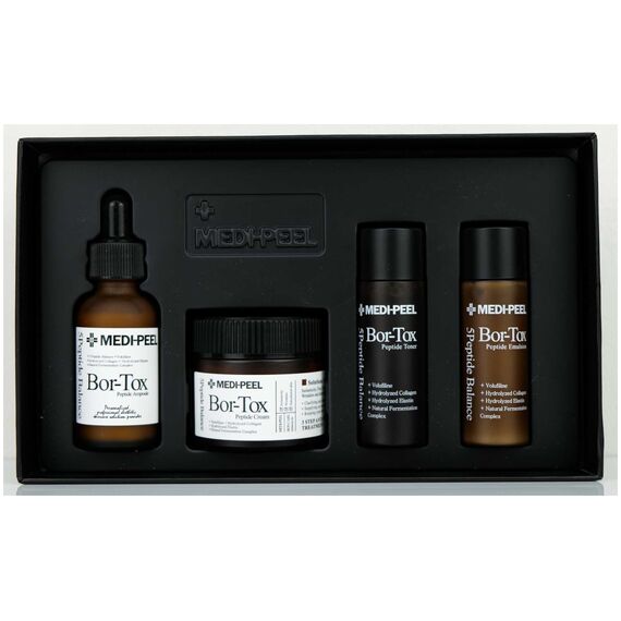 Лифтинг-набор с эффектом ботокса Medi-Peel Bor-Tox 5 Peptide Multi Care Kit, 30 мл+30 мл+30 мл+50 мл, изображение 3