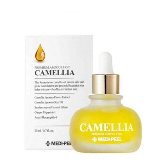 Омолаживающая сыворотка с камелией Medi-Peel Premium Fermentation Camellia Ampoule Oil, 20 мл, изображение 6