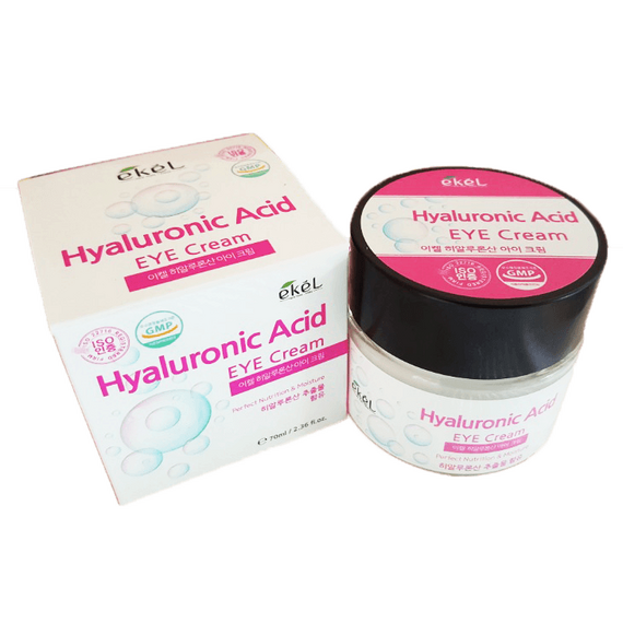 EKEL Крем для глаз с ГИАЛУРОНОВОЙ КИСЛОТОЙ 70 мл, изображение 4