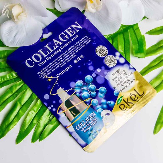 EKEL Тканевая маска для лица COLLAGEN 25 мл, изображение 4