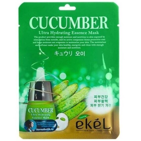 EKEL Тканевая маска для лица CUCUMBER 25 мл