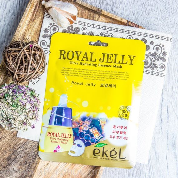EKEL Тканевая маска для лица ROYAL JELLY 25 мл, изображение 3