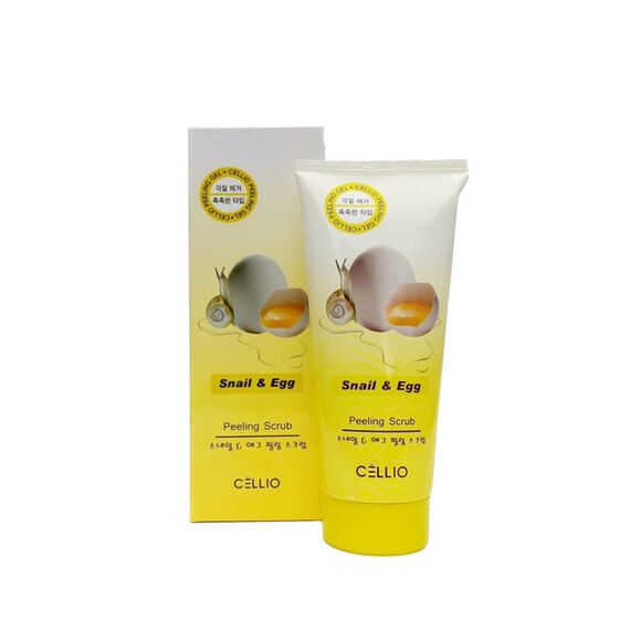 CELLIO Скраб с яичным и улиточным экстрактом, изображение 3
