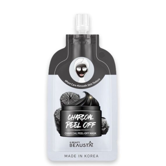 Очищающая угольная маска Beausta Charcoal Peel Off Mask, 20 мл